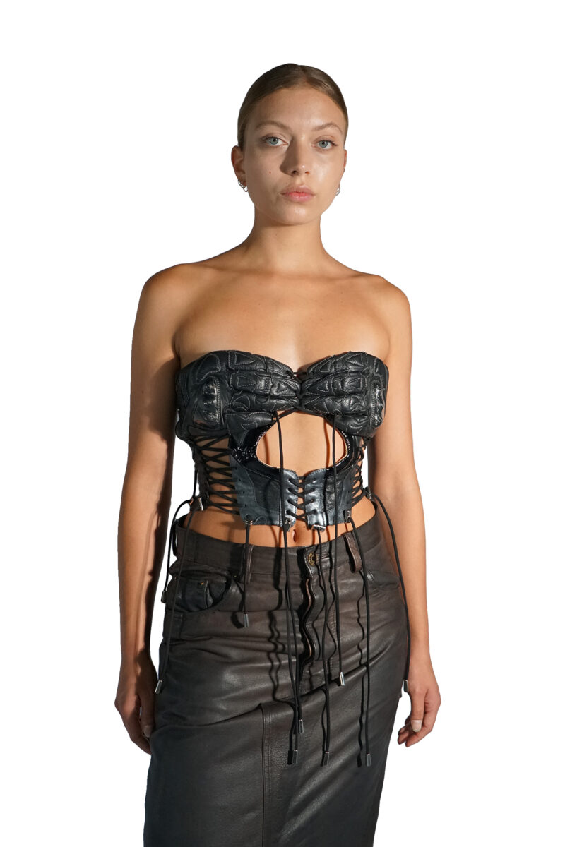 Racer Corset Black