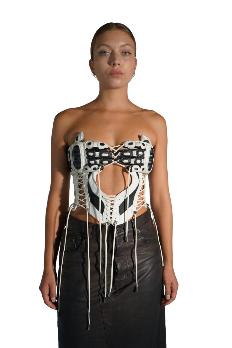 Racer Corset White
