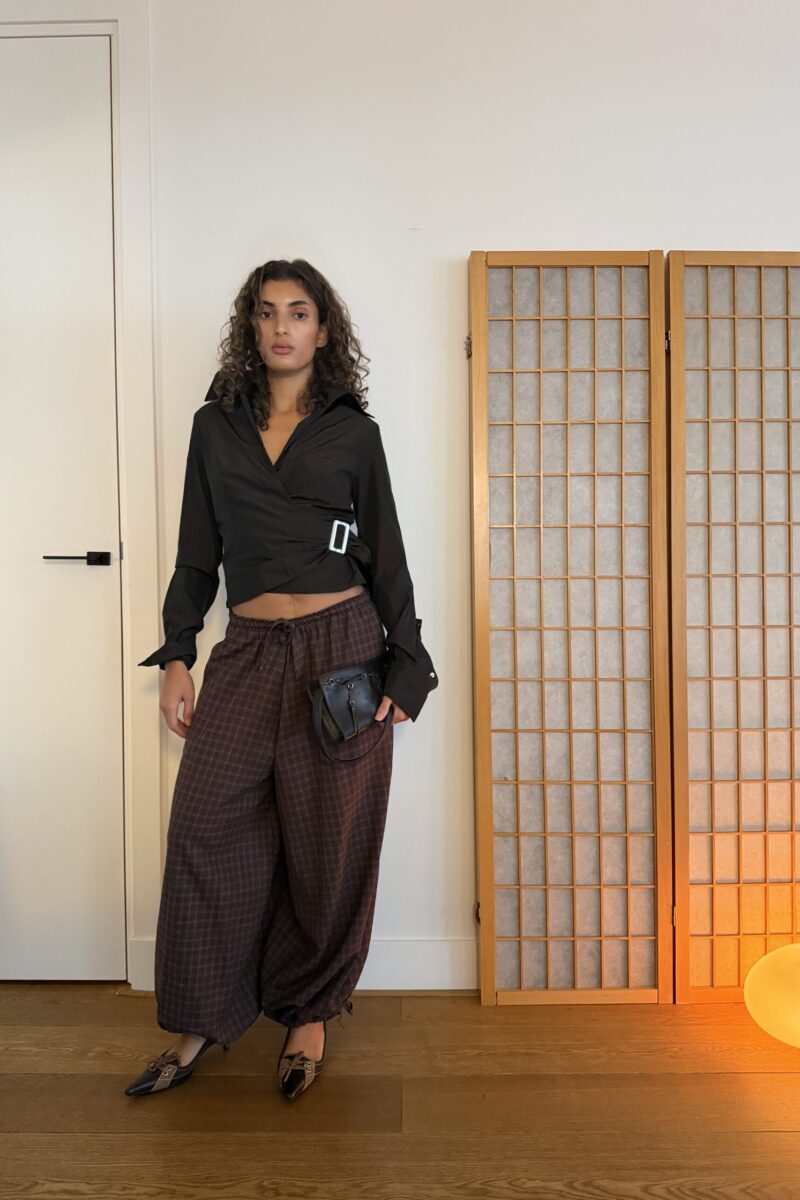 Wool Balloon Pant